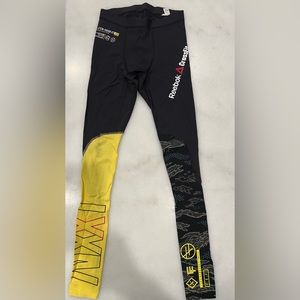 Reebok Crossfit men leggings size small good used condition!